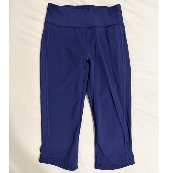 Lululemon Crop Leggings Lot of 2 Size 6 Maeve & Navy - Picture 5 of 13